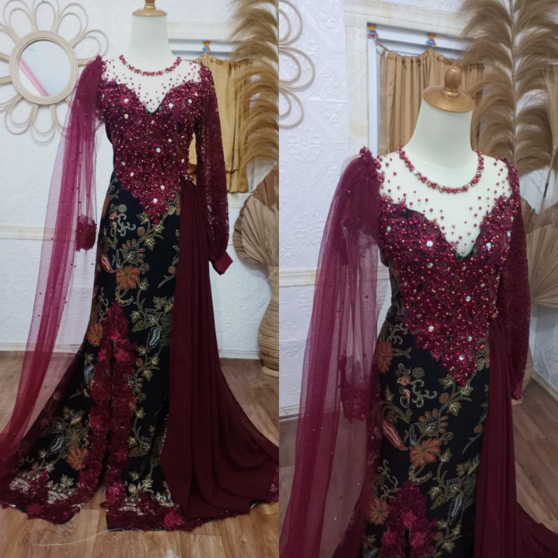 Jual Kebaya batik singer sinden / dress penyanyi / baju wisuda | Shopee ...