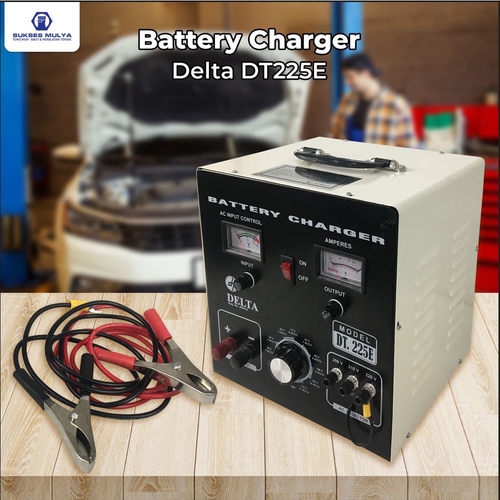 Jual Battery Charger Accu Delta DT 225E Cas Accu Shopee Indonesia