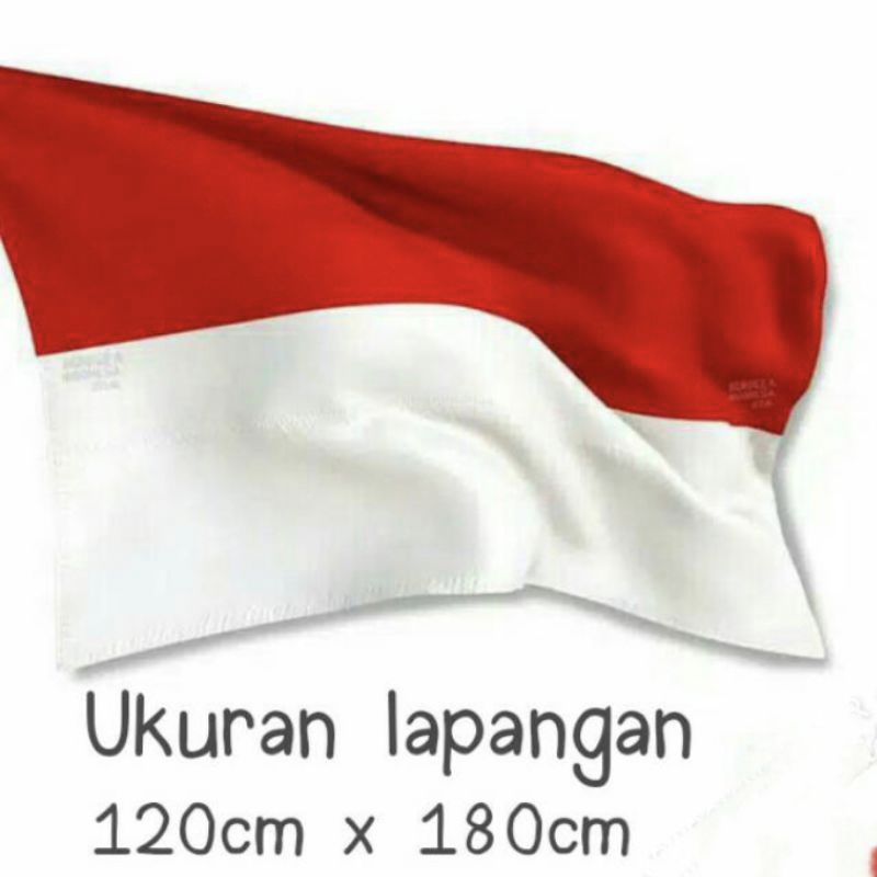 Jual Bendera Lapangan Merah Putih Katun 120 Cm X 180 Cm Shopee Indonesia