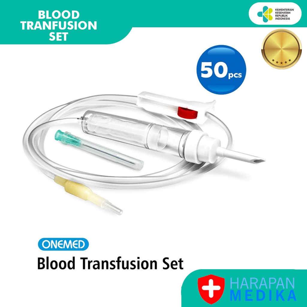 Jual Blood Transfusion Set OneMed Box Isi 50 Pcs | Shopee Indonesia