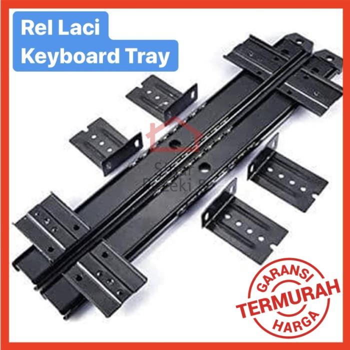 Jual Ball Bearing Keyboard Slide / Rel Laci Keyboard Tray Shopee