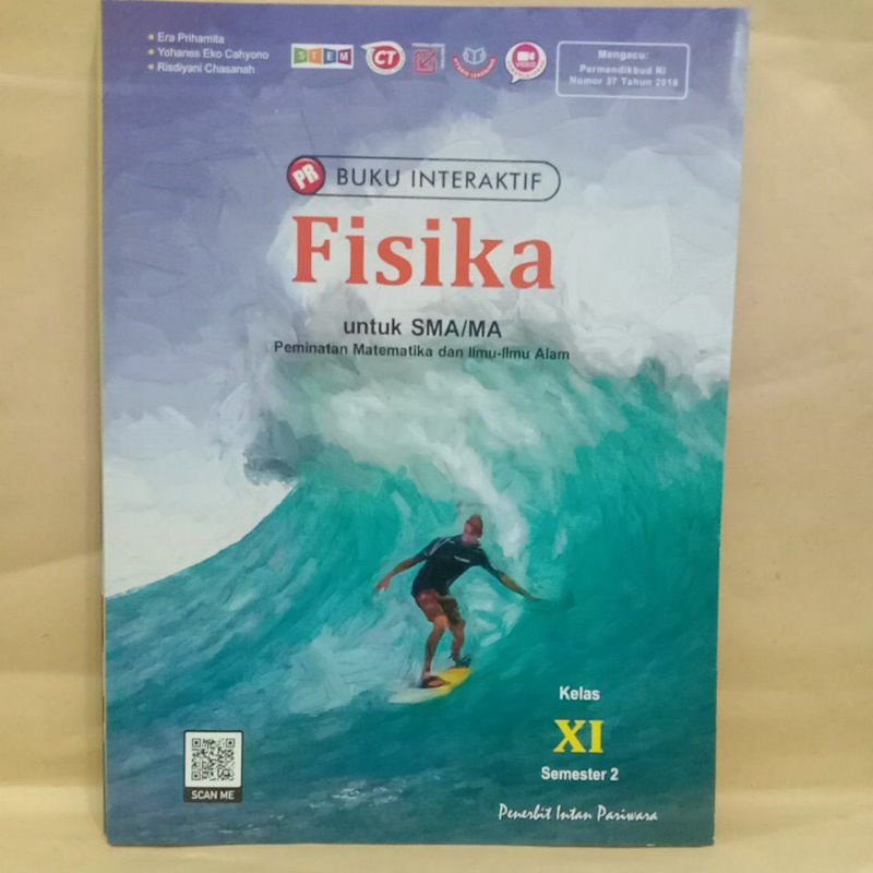 Jual Buku PR/LKS Interaktif Fisika Kelas XI,11SMA/MA Semester 2 (K13 ...