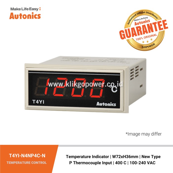 Jual Inte Autonics Temperature Controller T4Yi-N4Np4C-N | Shopee Indonesia