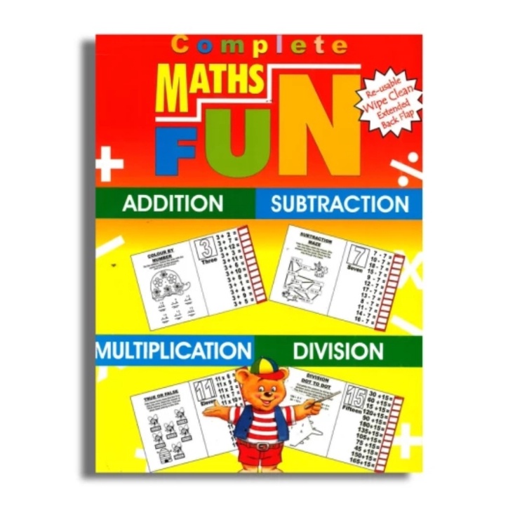 Jual Buku berhitung wipe clean matematikan tambah kurang kali bagi ...
