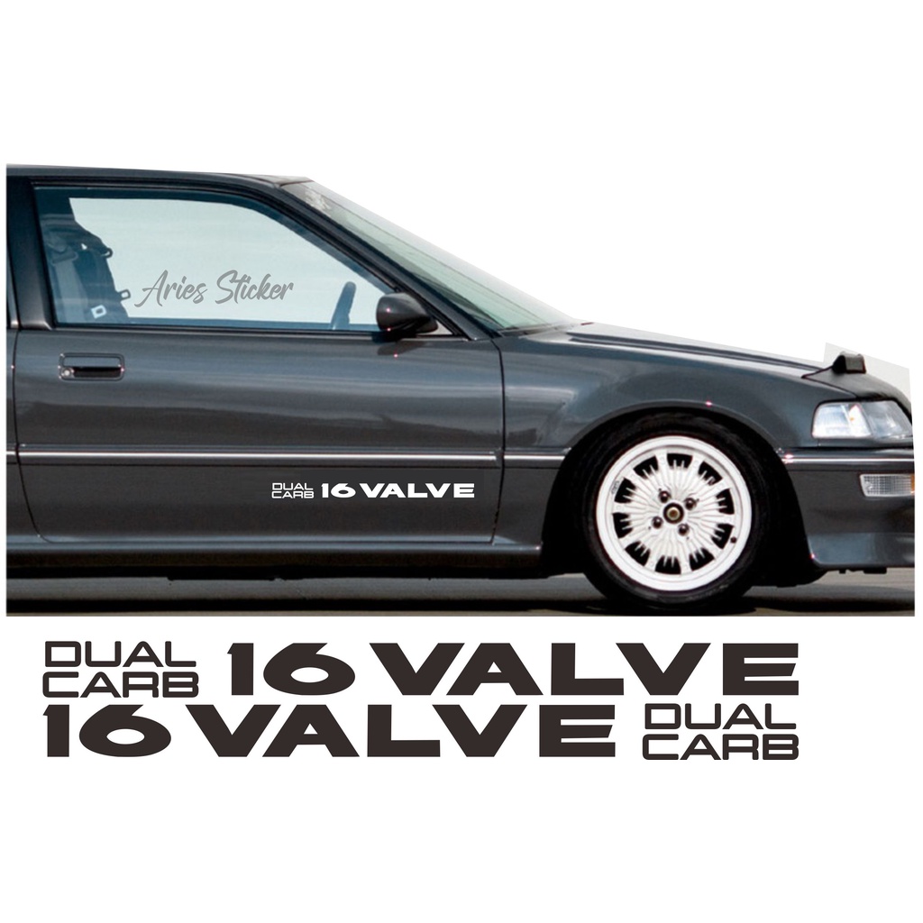 Jual STIKER 16 VALVE GRAND CIVIC NOUVA LX | Shopee Indonesia