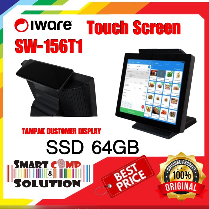 Jual Mesin Kasir All In One Pc Pos Kasir Touchscreen Iware Sw T Shopee Indonesia