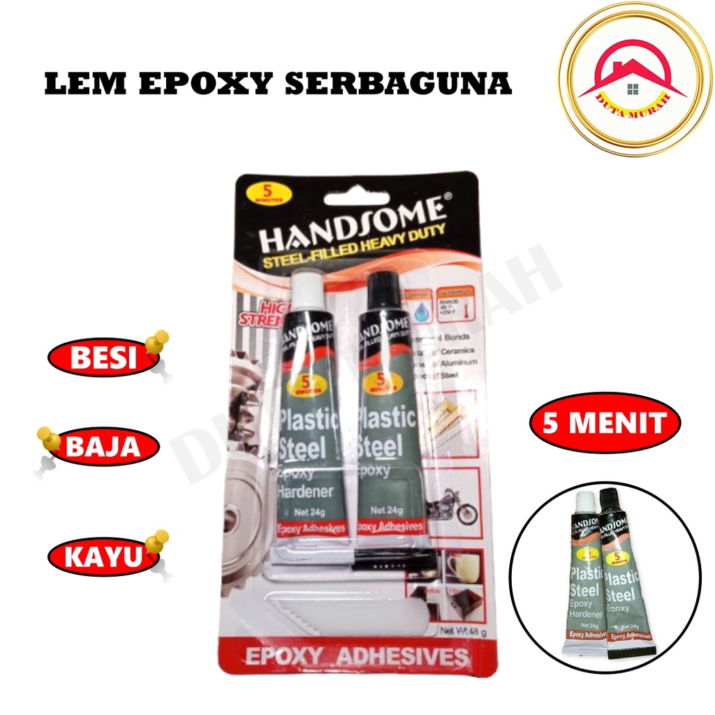 Jual Lem Epoxy Lem Besi Perekat Epoxy Lem Serba Guna Menit Lem Serba Guna Shopee Indonesia