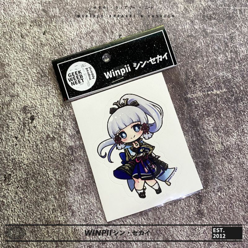 Jual Stiker / Sticker Kamisato Ayaka Game Genshin Impact | Shopee Indonesia