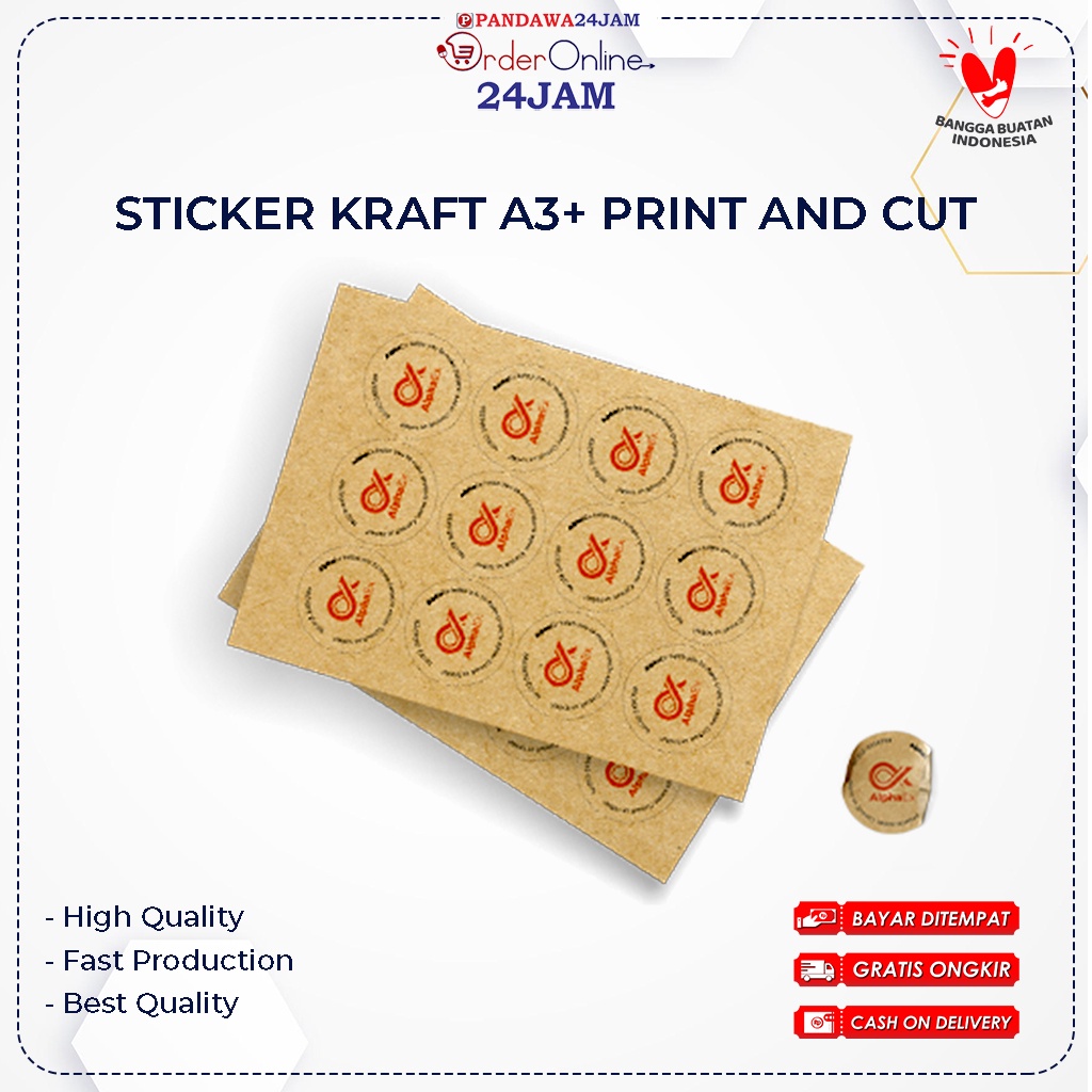 Jual Stiker Kraft Custom Cetak Sticker Samson Print and Cut | Shopee ...