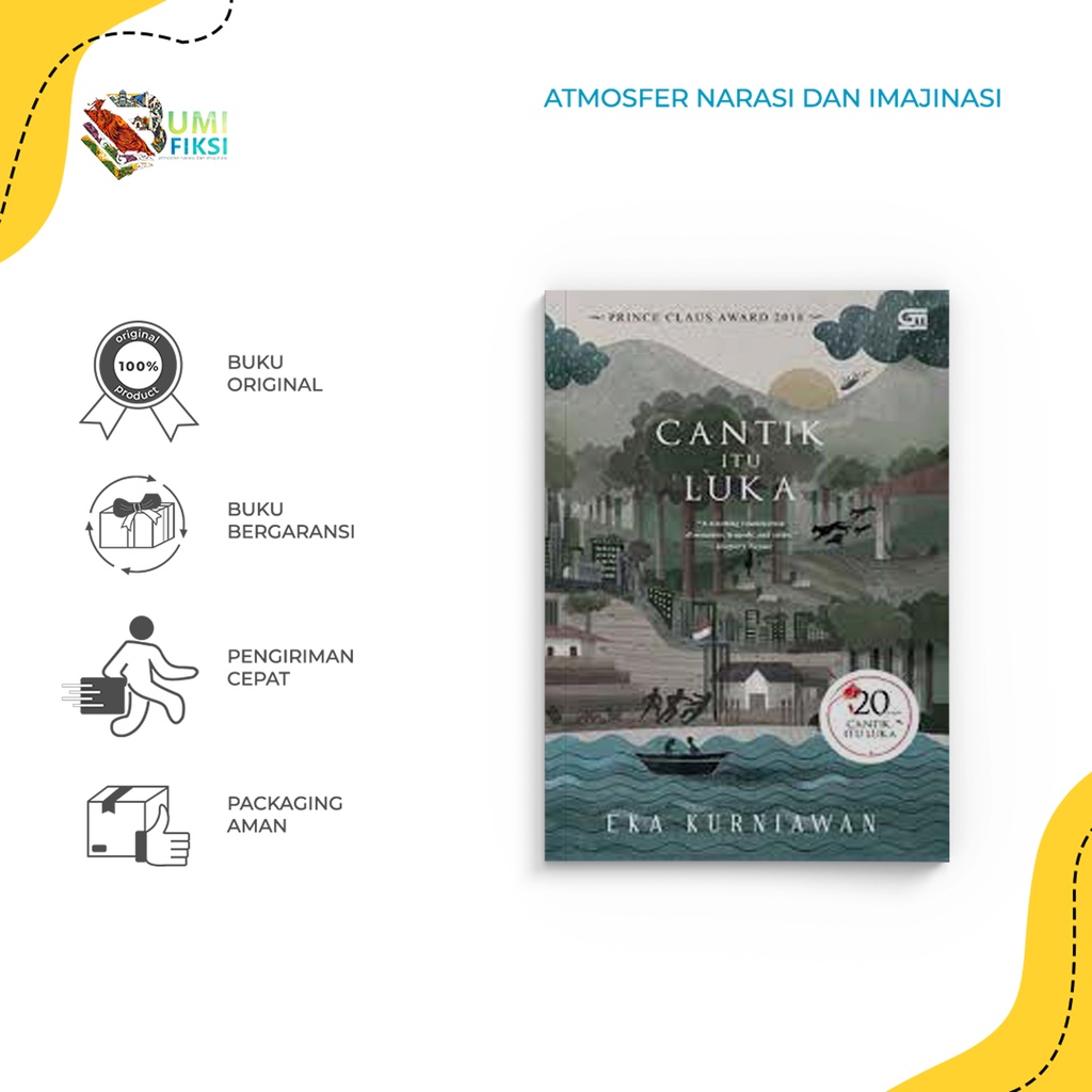 Jual Buku Novel Cantik Itu Luka - Gramedia Pustaka Utama - Eka ...