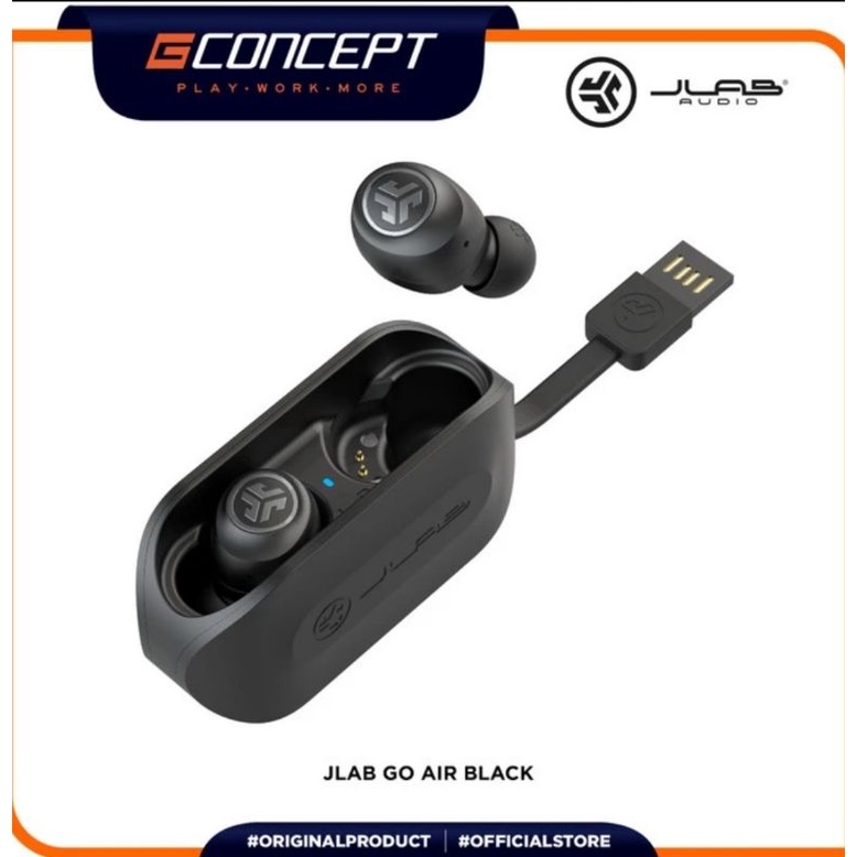 Jual Jlab Go Air True Wireless Earbuds Earphone Headset Bluetooth White ...