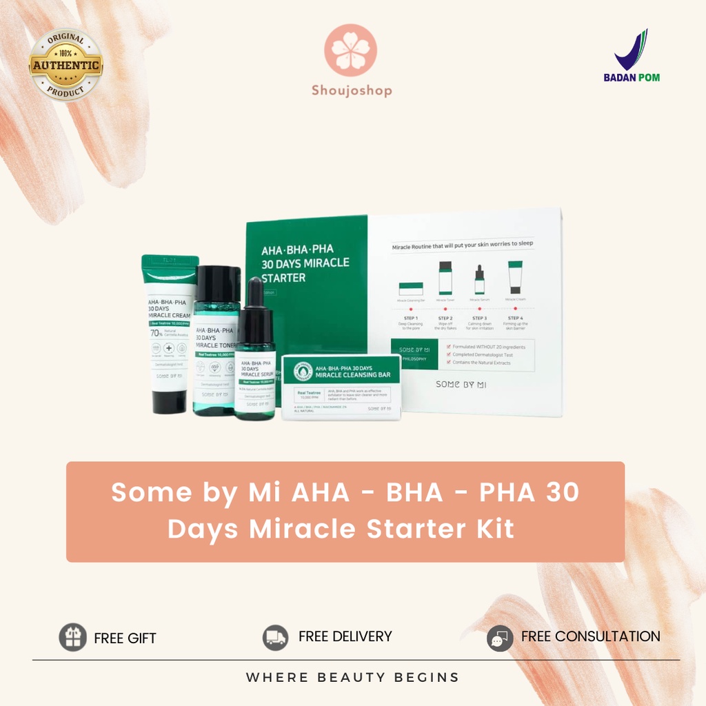 Jual Some by Mi AHA - BHA - PHA 30 Days Miracle Starter Kit | Shopee ...