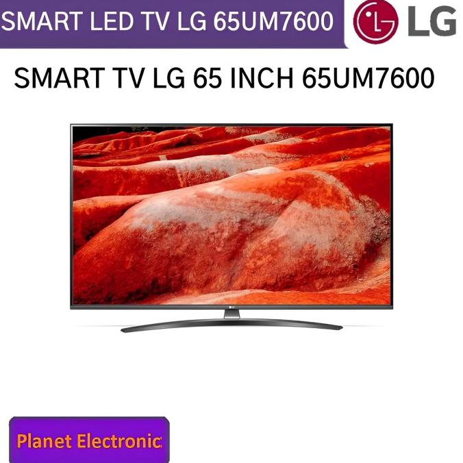 Jual SMART TV LG 65 INCH LED UHD 4K DIGITAL 65UM7600 BEZEL LESS FRAME