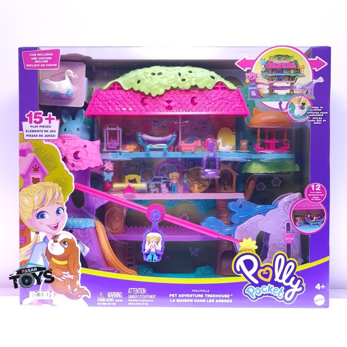 Baby Toys Polly Pocket Pet Adventure Treehouse U2013 El Mercado De