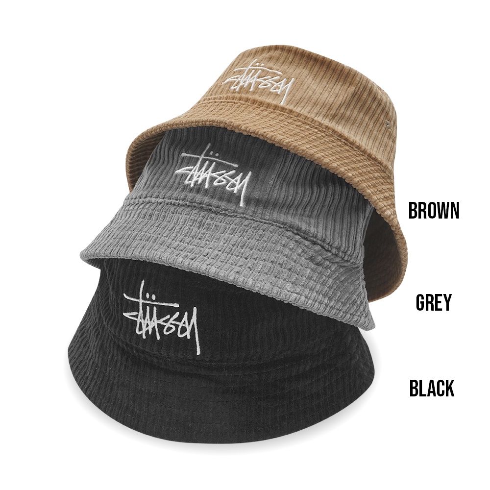 新品 STUSSY&UNION CORDUROY BUCKET HAT Stussy Union 30TH Corduroy Bucket Hat Jual Stussy Corduroy Bucket