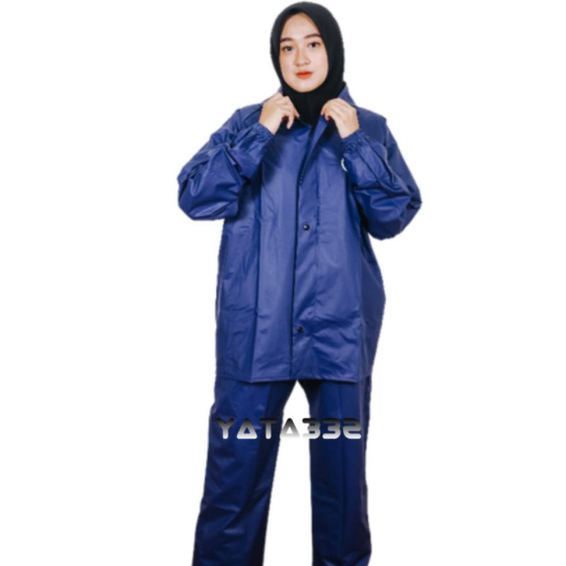 Jual Raincoat Jas Hujan Pria Wanita Setelan Jaket Dan Celana By Kaloka