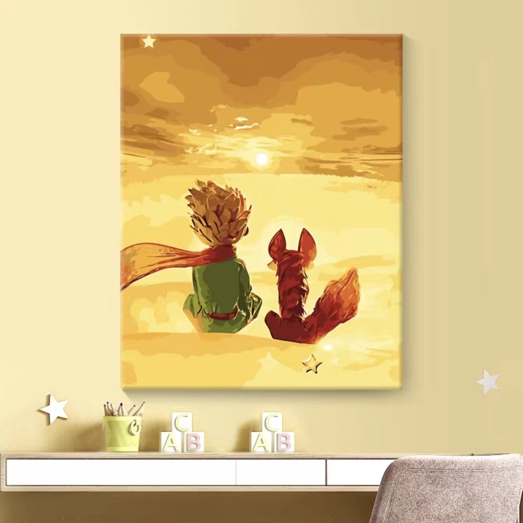 Jual DIY Painting Canvas Paint By Number kit Lukisan 40x50cm | Shopee ...