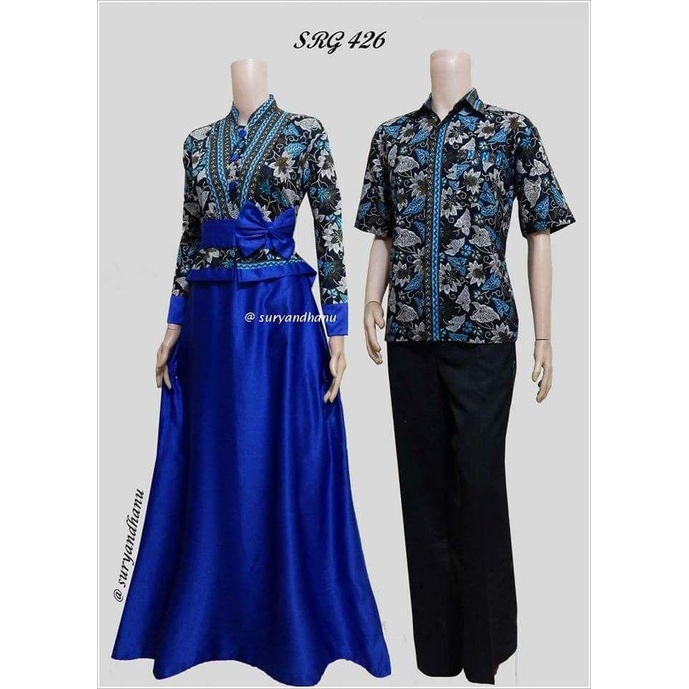 TERLARIS!!! Baju Batik Couple Baju Muslim Wanita Terbaru 2019 Batik  Sarimbit Batik Modern Kebaya Couple Batik Cuple Batik kondangan 
