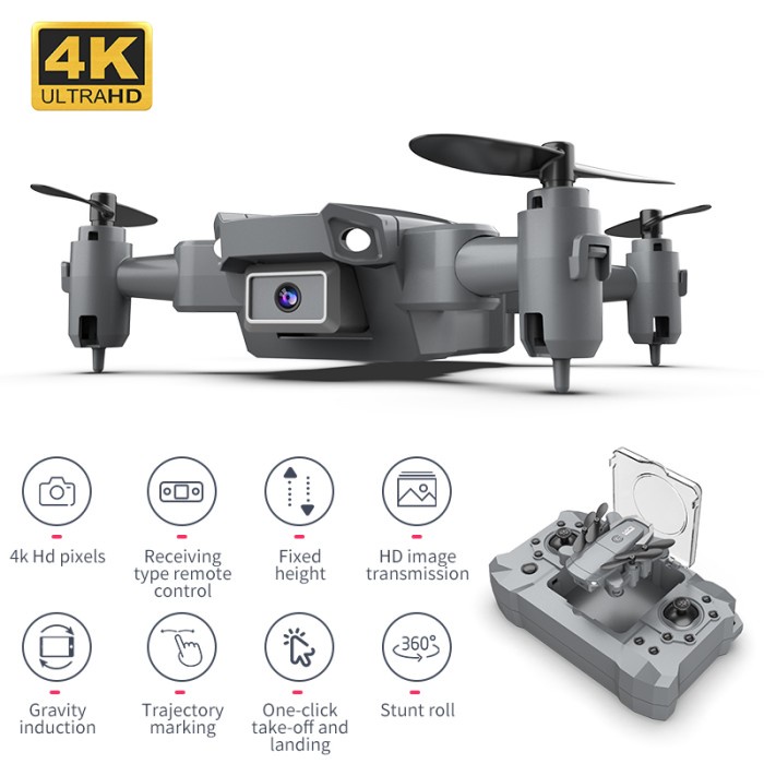 Jual QUADCOPTER DRONE MINI POCKET KAMERA 4K CAMERA ELF KY905 | Shopee ...