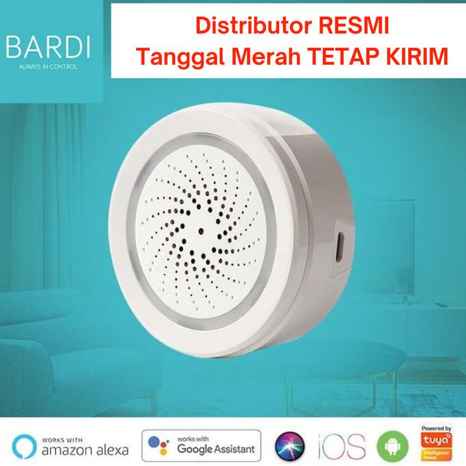 Jual Bardi Smart Home Wifi Siren Loud Alarm Android/Ios Security System
