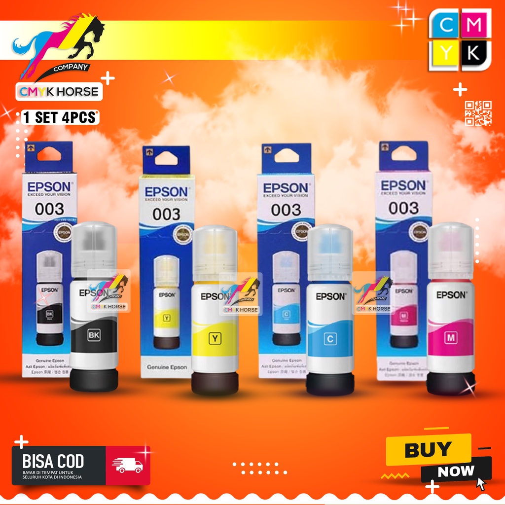 Jual Tinta 003 Series L3110 L3150 L3100 L1110 L3101 L5190 Shopee Indonesia 3442