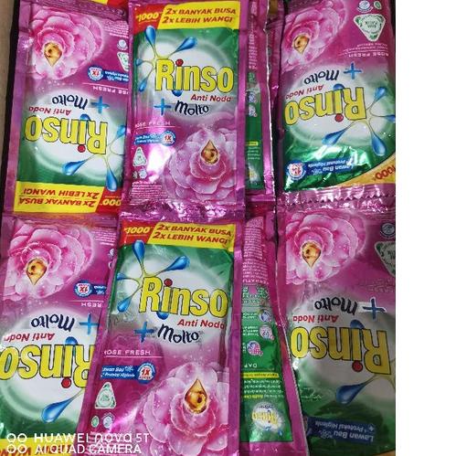 Jual 4.4 Brand rinso. cair sachet kemasan seribu dpt 12pcs | Shopee ...
