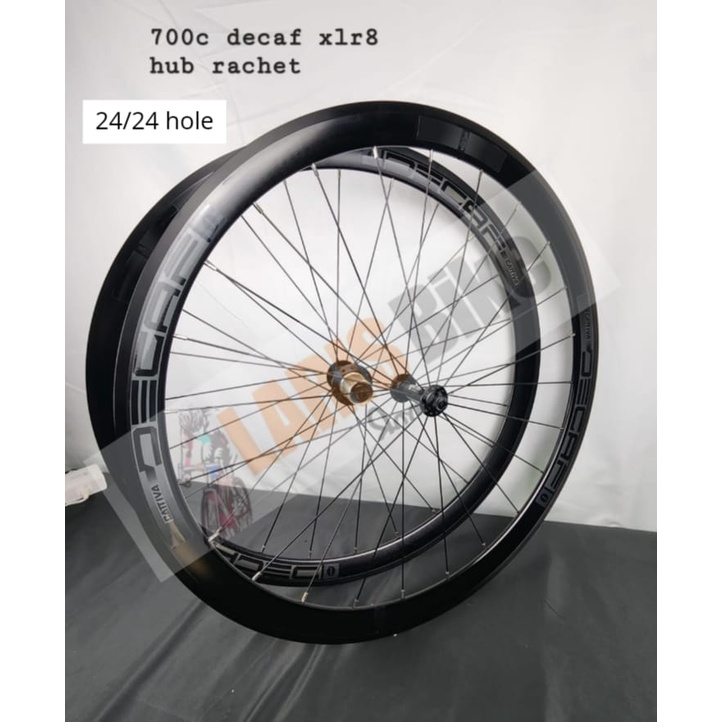 Wheelset on sale decaf 700c