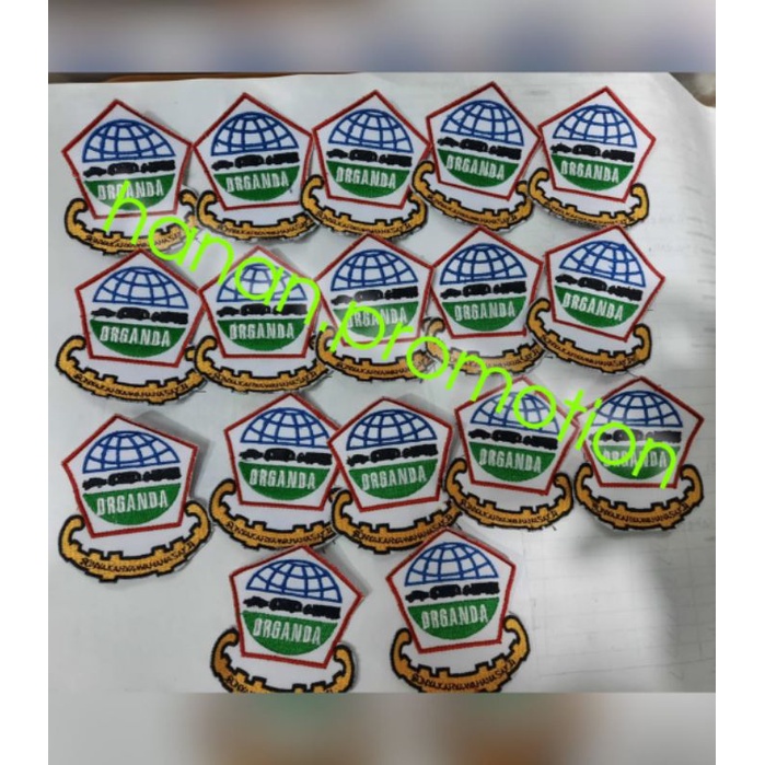 Jual BADGE LOGO ORGANDA BORDIR KOMPUTER | Shopee Indonesia
