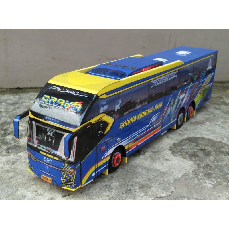 Jual Miniatur Bus Sudiro Tunggal Jaya Draka Tronton terbaru skala 1:50 ...