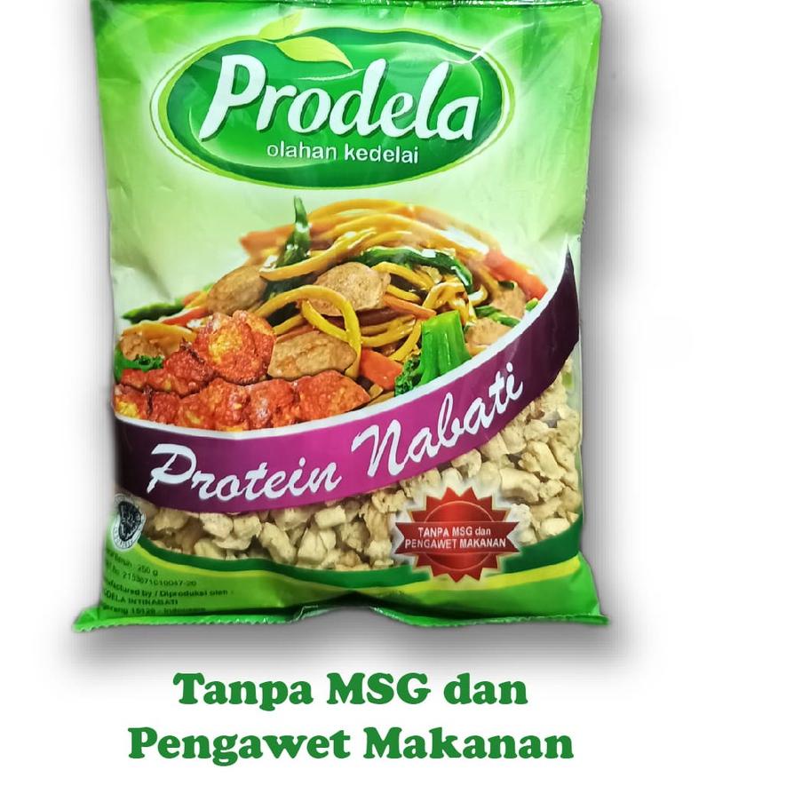 Jual PRODELA vegan PROTEIN NABATI 250g MAKANAN SEHAT PENGGANTI DAGING ...