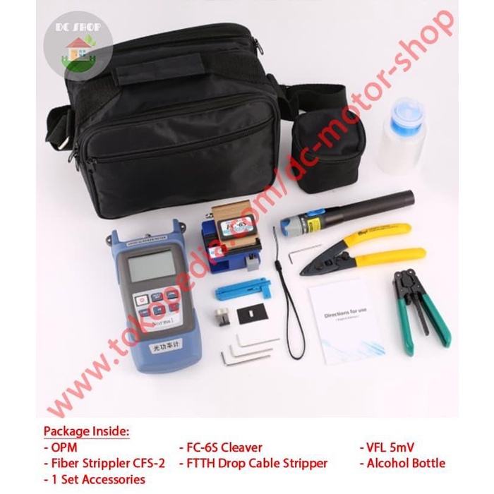 Jual 1 Set FTTH Tool Kit SET Lengkap OPM VFL Cleaver FO Fiber Optic ...