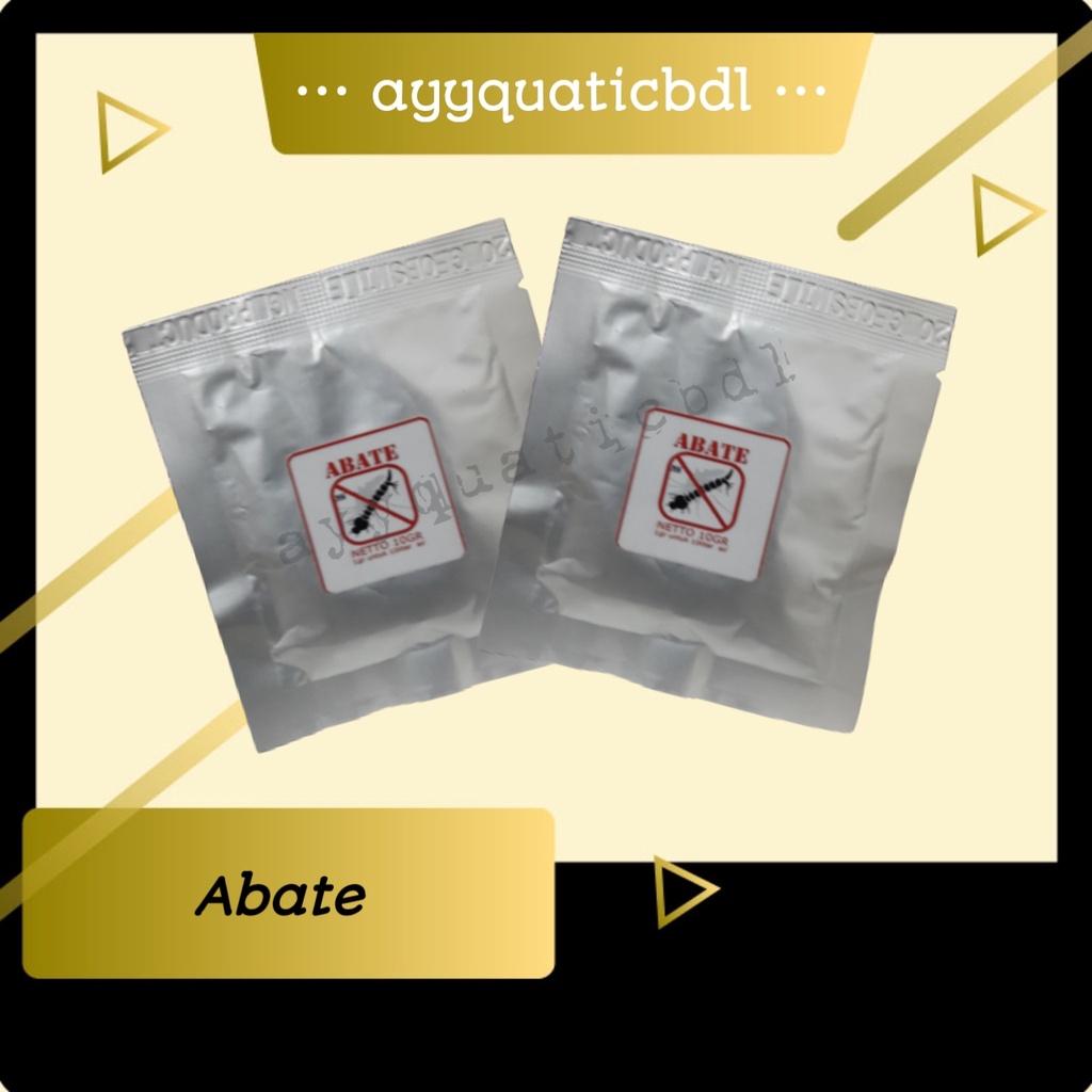 Jual Gr Abate Obat Pembasmi Jentik Nyamuk Anti Parasit Aquarium Kolam Ikan Shopee Indonesia