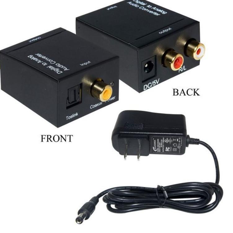 Jual Harga Spesial Paket Digital Optic To Analog RCA Audio Converter ...