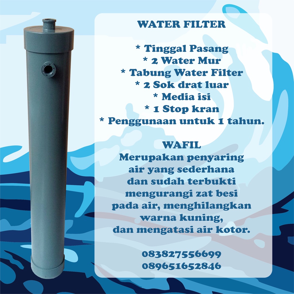 Jual Filter air paralon / saringan air diy / water filter pvc / saringan air dari paralon