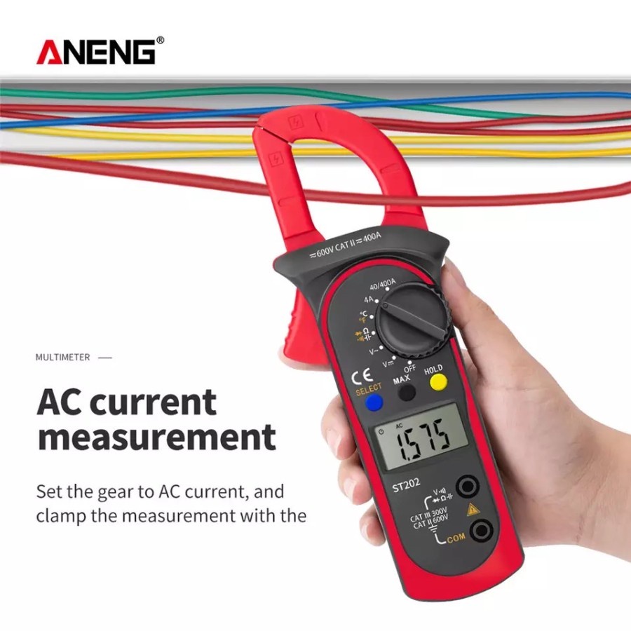 Jual Tang Ampere Amper Digital AC DC Digital Multimeter + Temperature ...
