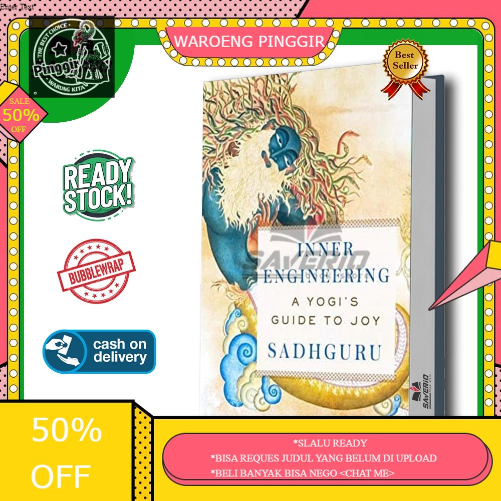 Jual Buku Inner Engineering - Sadhguru by Jaggi Vasudev | Shopee Indonesia