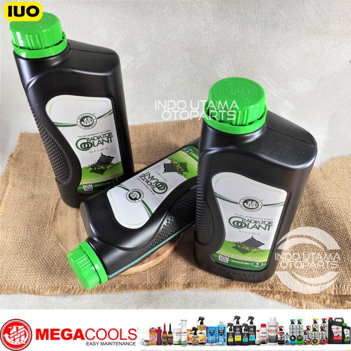 Jual Air Radiator Coolant MegaCools Green Megacool 1L | Shopee Indonesia