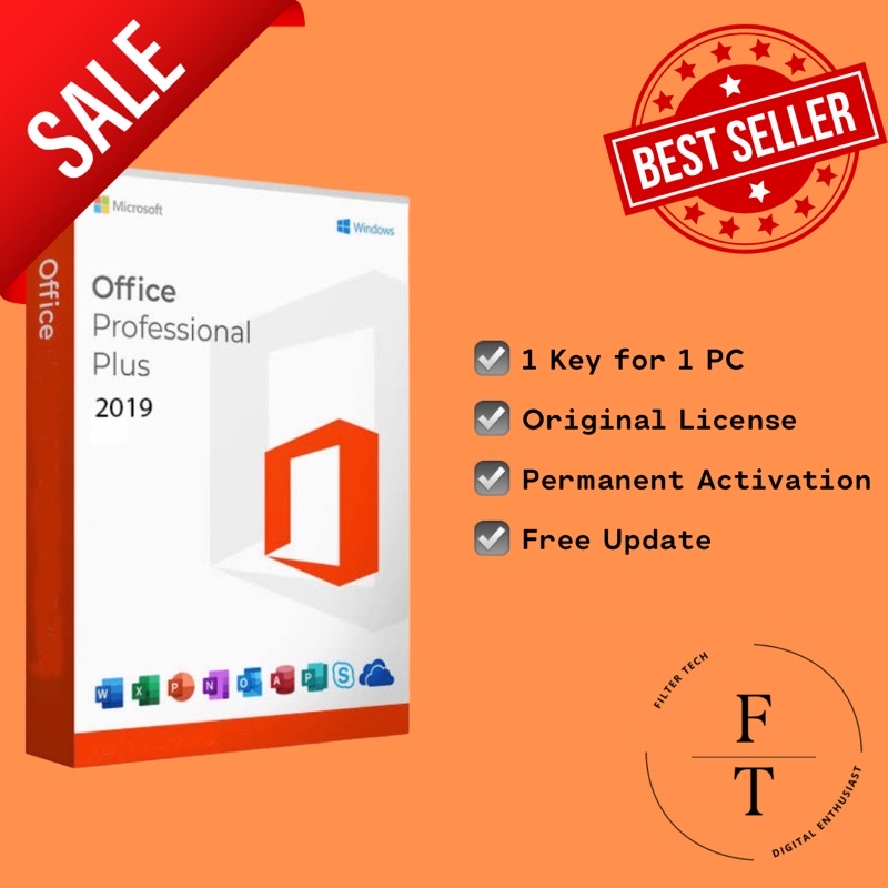Jual Microsoft Office 2019 Pro Plus Original Lisensi | Shopee Indonesia