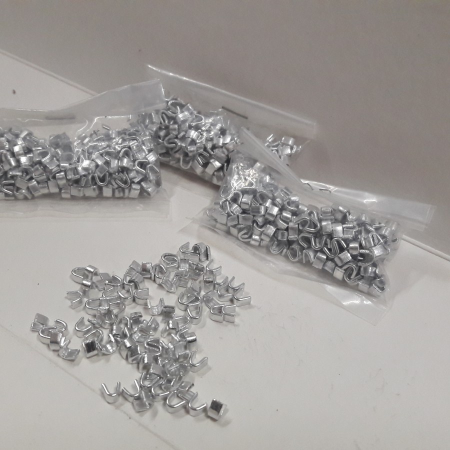 Jual STOPAN ATAS ALUMINIUM #5 RESLETING (200 PCS) | Shopee Indonesia