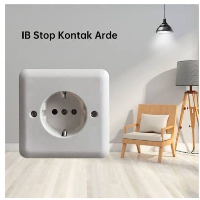 Jual Sakelar ON/OFF+Stop kontak Harga Super promo warna cream/Sakelar ...