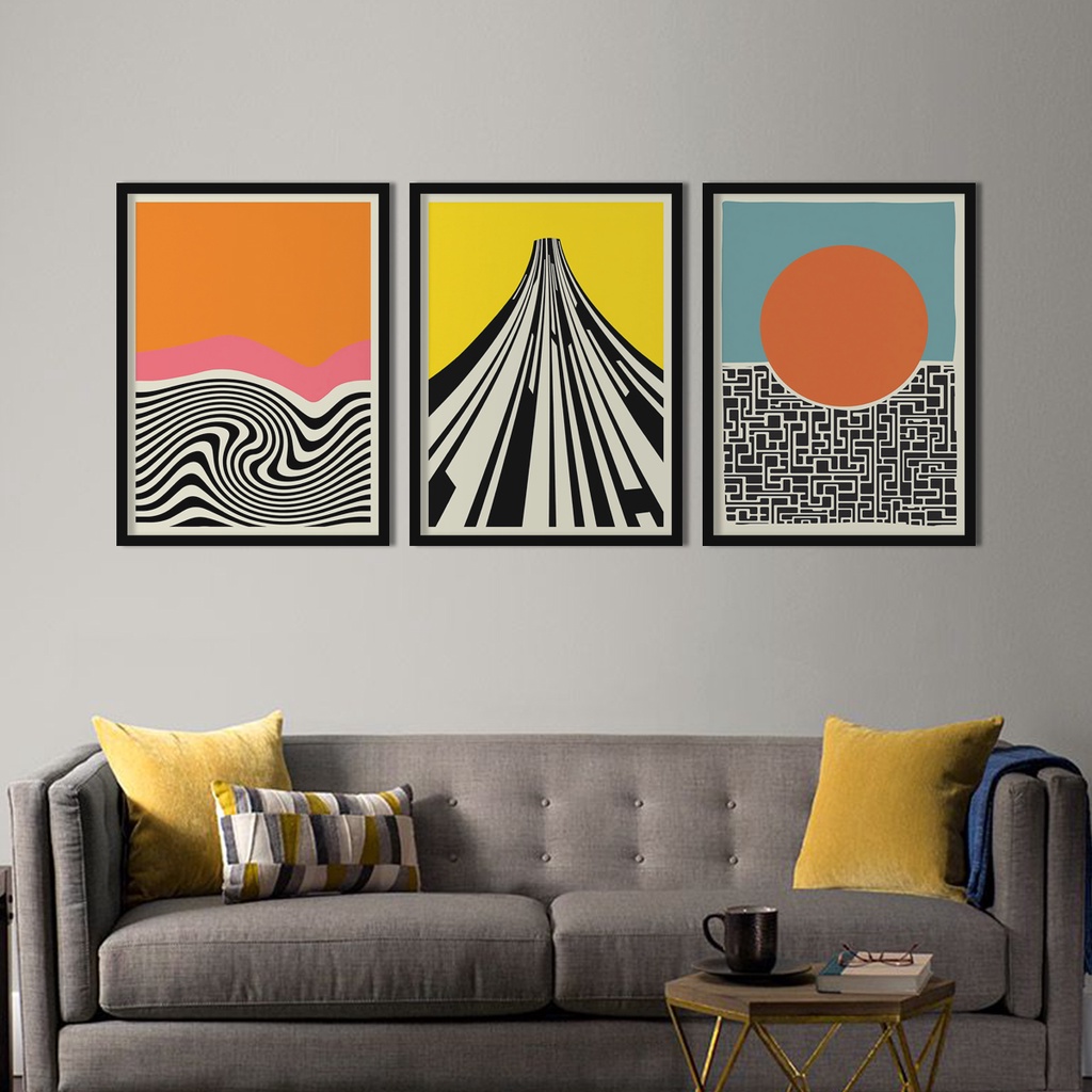 Jual Premium Hiasan Dinding Aesthetic Abstract Pajangan Dinding Abstrak