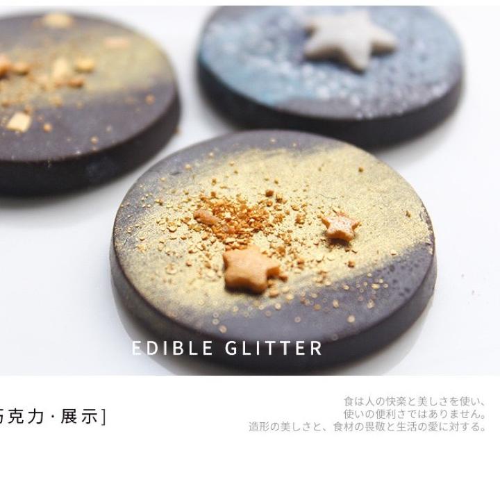 Jual BAKINDO Edible Glitter Gold Silver [AMAN DIKONSUMSI] kemasan 5gram ...