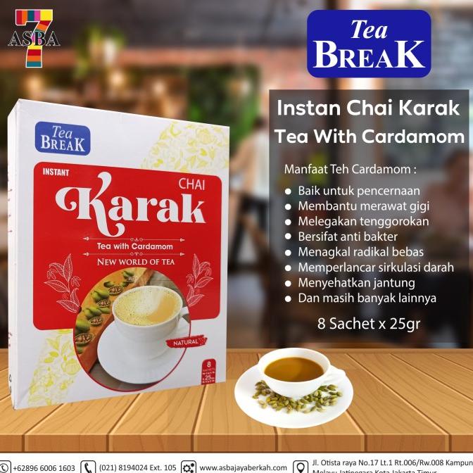 Jual TEA BREAK KARAK WITH CARDAMOM 250GR | Shopee Indonesia