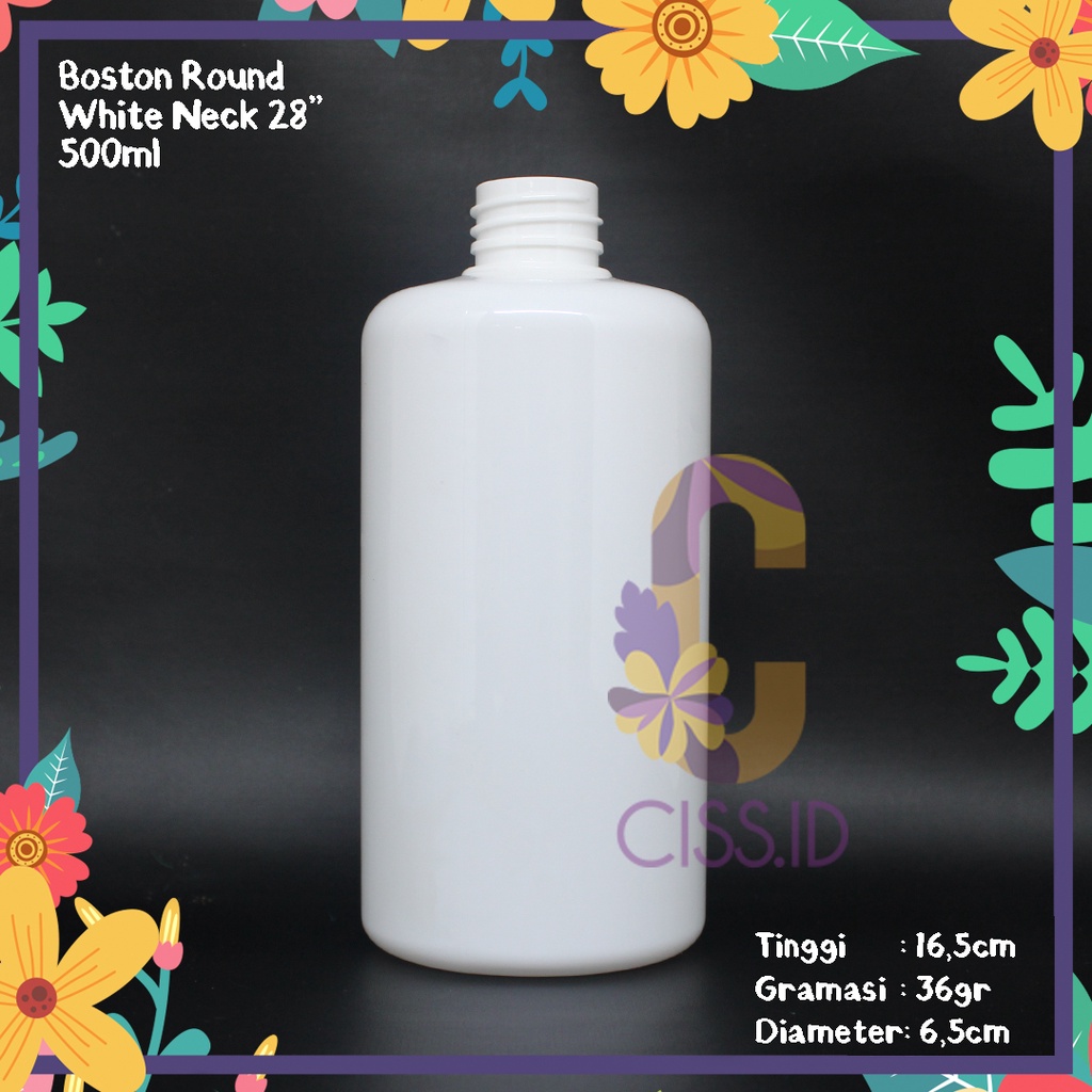 Jual BOTOL PLASTIK HS 500ML PUTIH N28 TANPA TUTUP 36GR KEMASAN Shopee
