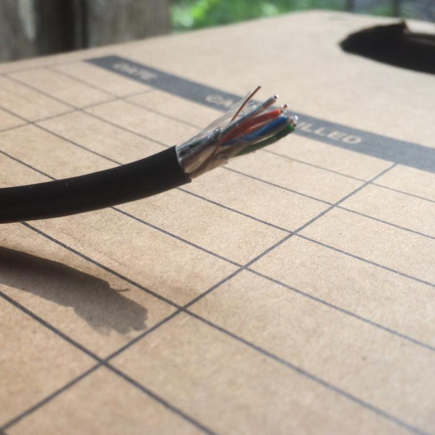 Jual PRODUK KABEL LAN FTP CAT5E STP OUTDOOR SPECTRA POE SUPPORT 30M