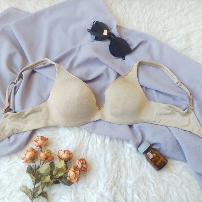 Jual CB BRA WANITA KAWAT BERLEI POLOS BROWN 38E 40E 42E Y250N LIST Shopee Indonesia