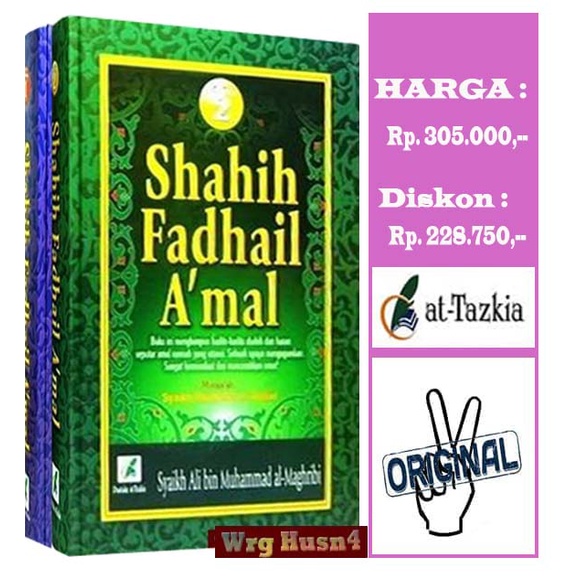 Jual Buku Shahih Fadhail Amal 1 Set 2 Jilid | Shopee Indonesia