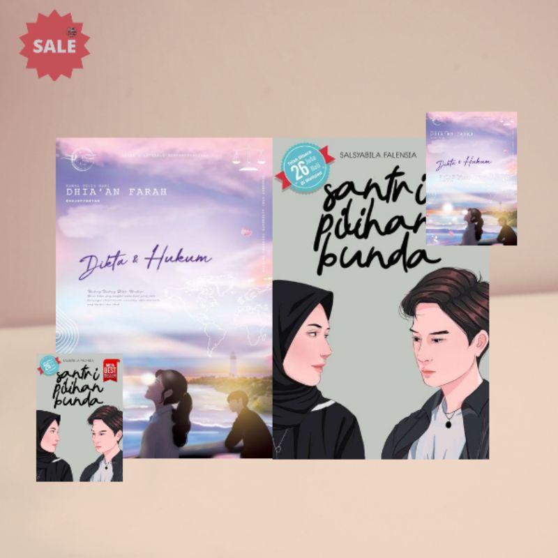 Jual Paket Novel Santri Pilihan Bunda Digta Dan Hukum Shopee Indonesia