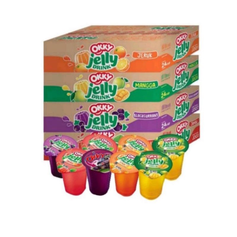Jual Okky Jelly Drink All Variant //Mangga/Jeruk/leci Shopee Indonesia