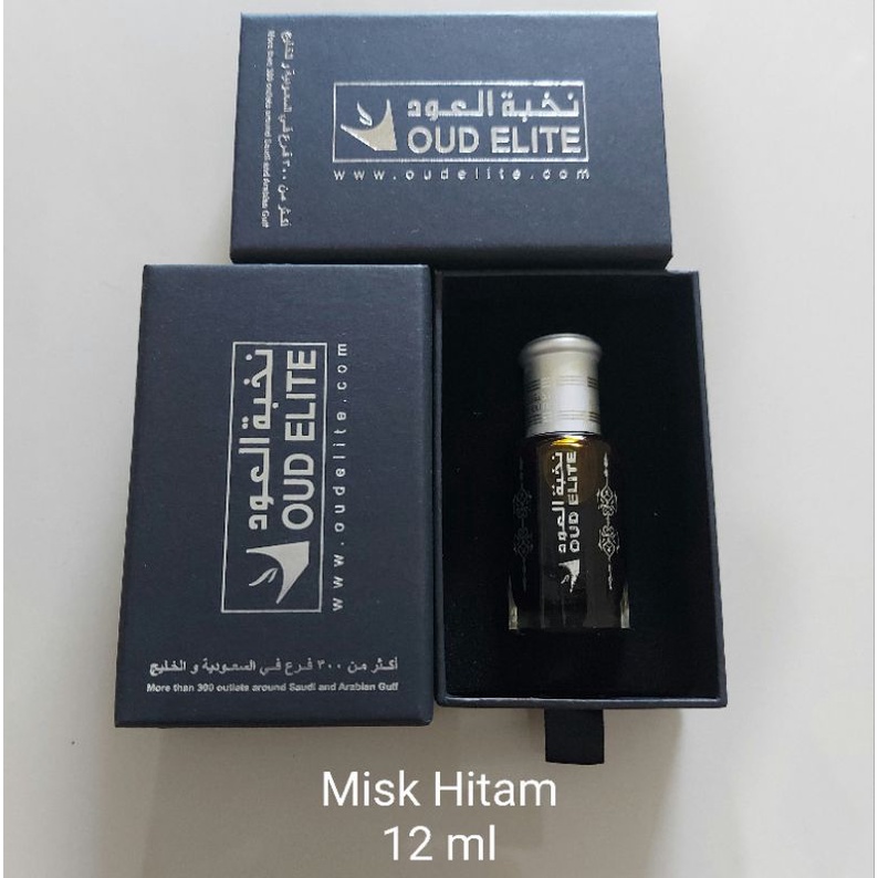 Jual Parfum Oil Oruginal non alkohol Mukhallat Dam Ghazal/Misk Hitam 12 ml by Oud Elite Shopee